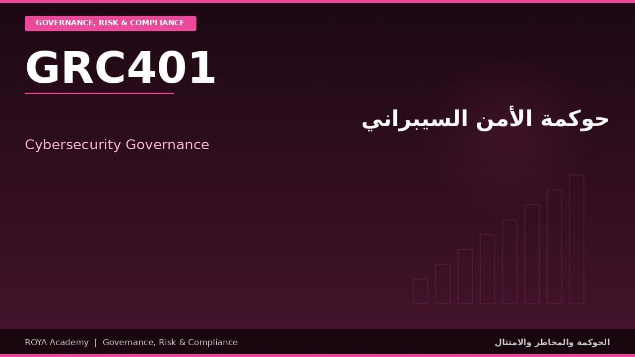 حوكمة الأمن السيبراني - Cybersecurity Governance